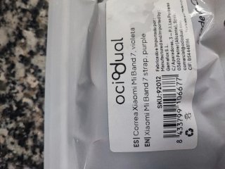 Correa Xiaomi Mi Band 5/6/7 Morada