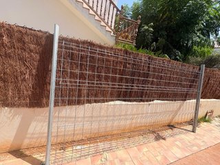 Vallas obra galvanizadas