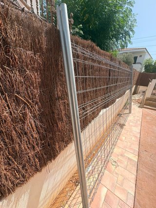 Vallas obra galvanizadas