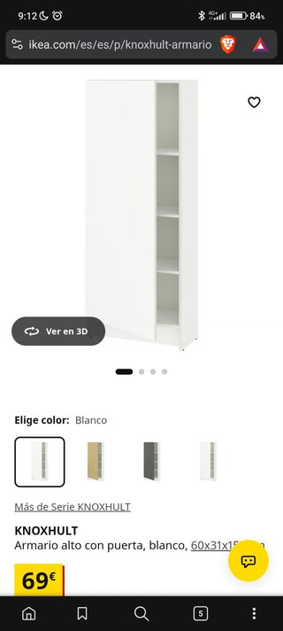 Armario Cocina IKEA Blanco Casi Nuevo