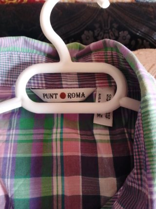 Camisa cuadros mujer