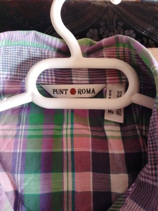 Camisa cuadros mujer