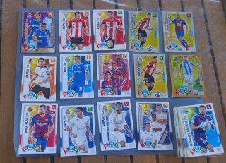 Lote de 46 cromos Adrenalyn 19 20 Madrid y Barça