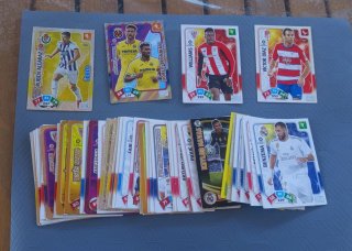 Lote de 46 cromos Adrenalyn 19 20 Madrid y Barça