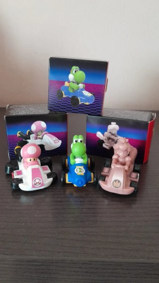 Figuras Mario Kart McDonald's