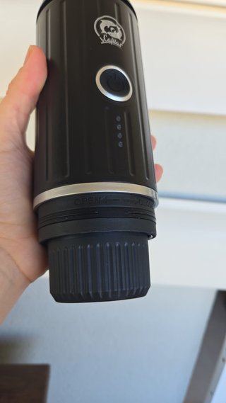 Cafetera Espresso Portátil 2 en 1 Negra
