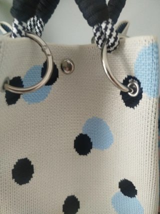 Bolso cubo estampado