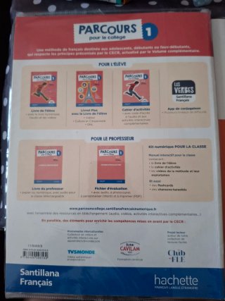 Libros parcours pour le college 1°eso
