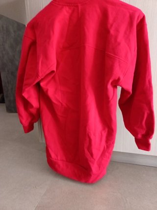 Maglione rosso unisex taglia unica