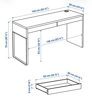 Escritorio micke blanco Ikea