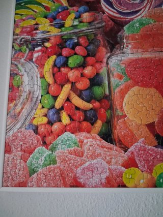 Puzzle de caramelos y piruletas