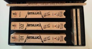 Metallica Live Shit Box Set VHS