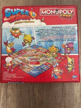 Monopoly Junior Super Zings Juego de Mesa