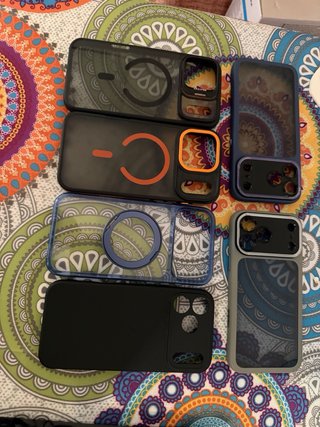 FUNDAS iPhone 17 Pro Max (Varias)TOTAL 6 FUNDAS
