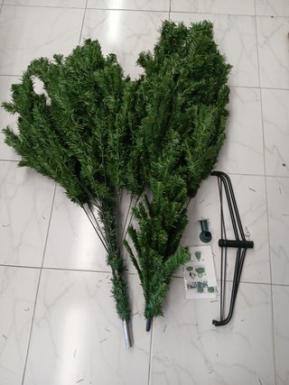 SOLAGUA Árbol de Navidad Artificial Extra Relleno, Arboles con Hojas de Espumillón 150cm a 300cm de
