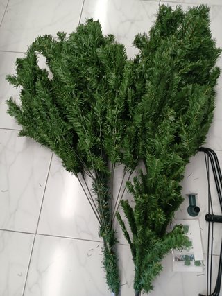 SOLAGUA Árbol de Navidad Artificial Extra Relleno, Arboles con Hojas de Espumillón 150cm a 300cm de