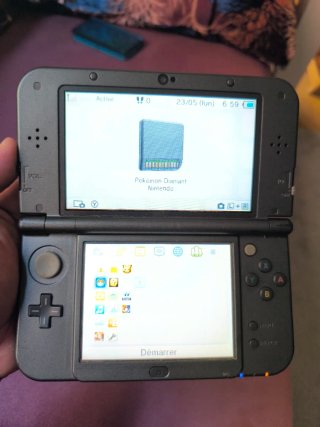 Nintendo 3DS XL Gris Pokémon Diamant