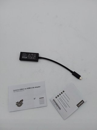 Lenovo 4X90R61022 adaptador de cable de vídeo 0,24 m USB C HDMI tipo A (Estándar) Negro - Adaptadore