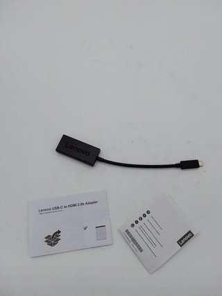 Lenovo 4X90R61022 adaptador de cable de vídeo 0,24 m USB C HDMI tipo A (Estándar) Negro - Adaptadore