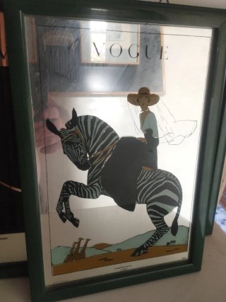 3 Quadri Vogue con specchio
