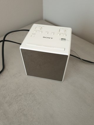 Radio Despertador Sony Blanco