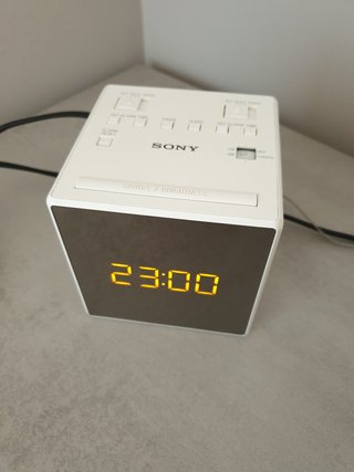 Radio Despertador Sony Blanco