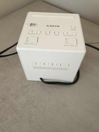 Radio Despertador Sony Blanco