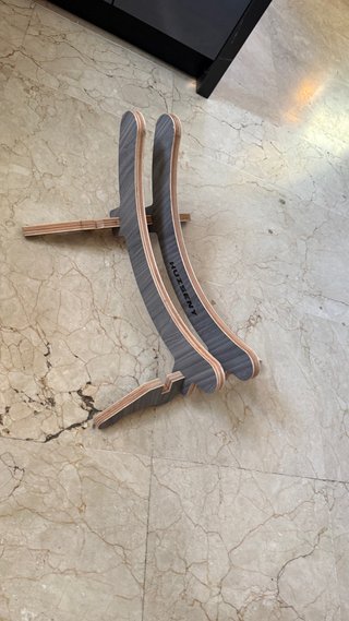 Soporte Bicicleta Madera Huiseny