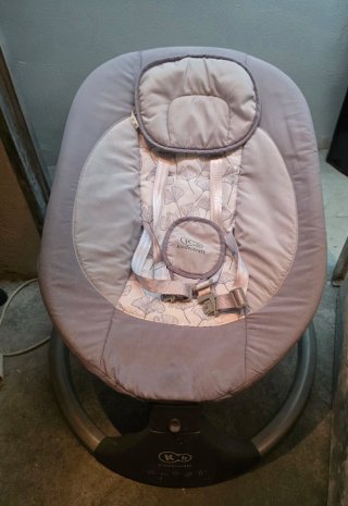 Hamaca Mecedora Kinderkraft Beige y Gris