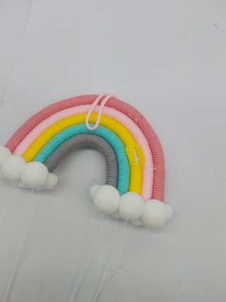 Arazzo di Pizzo Arcobaleno, Decorazione Tessile Arcobaleno, Arazzo Arcobaleno, per Camera da Letto, Appartamento