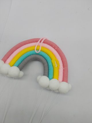 Arazzo di Pizzo Arcobaleno, Decorazione Tessile Arcobaleno, Arazzo Arcobaleno, per Camera da Letto, Appartamento
