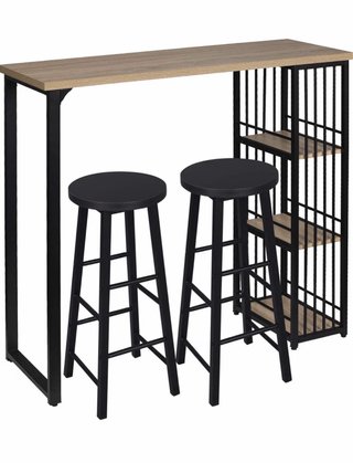 Mesa estilo Bar + 2 Taburetes