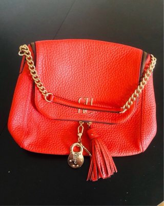 Bolso Carolina Herrera Leather Zip Hobo Impecable