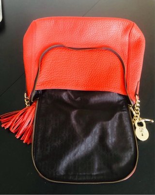 Bolso Carolina Herrera Leather Zip Hobo Impecable