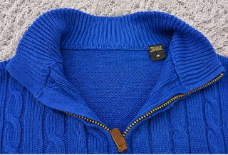 Maglione Chaps Ralph Lauren Blu Taglia M