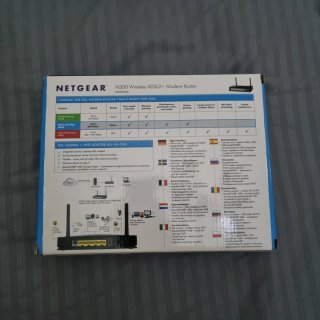 NETGEAR DGN2200 N300 Modem Router ADSL2+