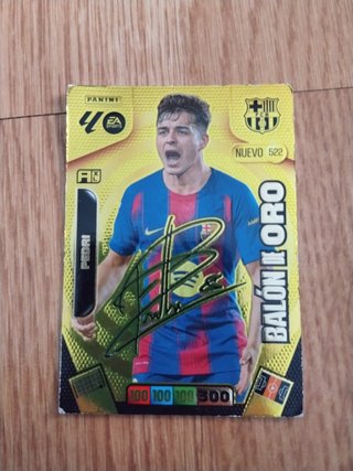 Cromo Pedri FC Barcelona Balón de Oro