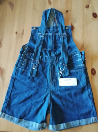 Peto vaquero corto adolescente talla S Vanchenl