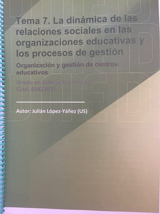 Organización y Gestión de Centros educativos UNED