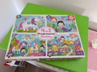Puzzle progresivo 4 en 1 Educa infantil