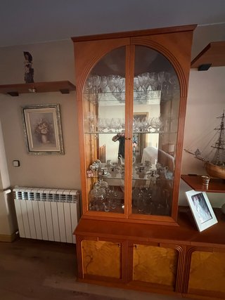 Mueble de salón modular con estantes
