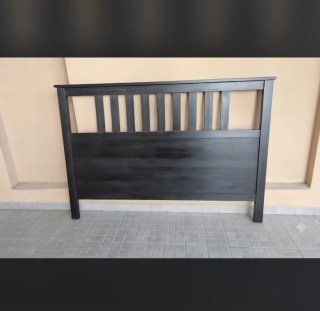 Cabecero de madera marrón 135-150