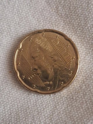 Moneda 20 céntimos Francia Josephine Baker 2024