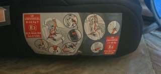Silla de coche Cosann gris y negro de 15 a 36kilos