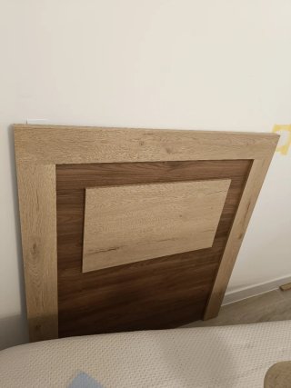 Cabecero de cama de madera