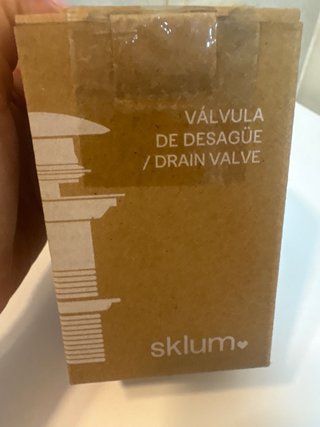 Válvula desagüe Sklum Orveta dorada