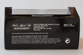 Porsche Cayenne V6 Minichamps 1/43 2003