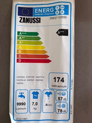 Lavadora Zanussi Lindo100 7kg