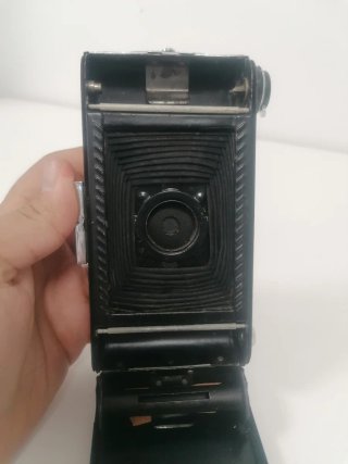 Cámara Antigua Coronet Fuelle Francesa 1930