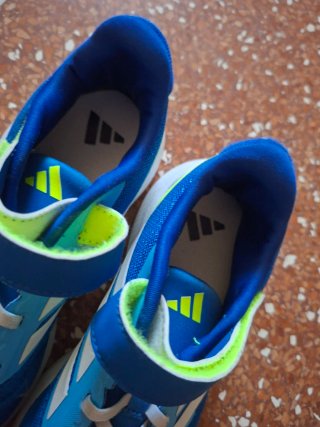 Scarpe Adidas Bambino Blu/Bianco Tg 35